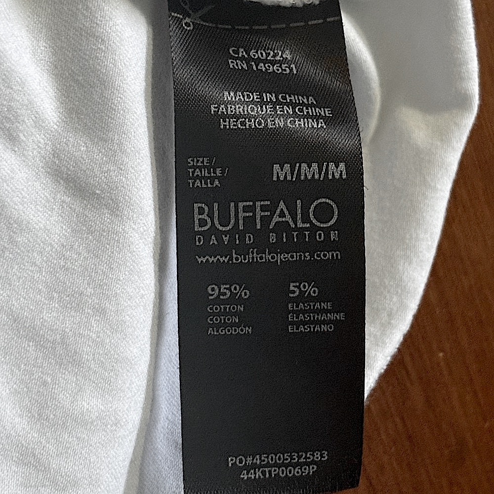 Buffalo David Bitton • White Puff Sleeve Tee - Picture 7 of 9